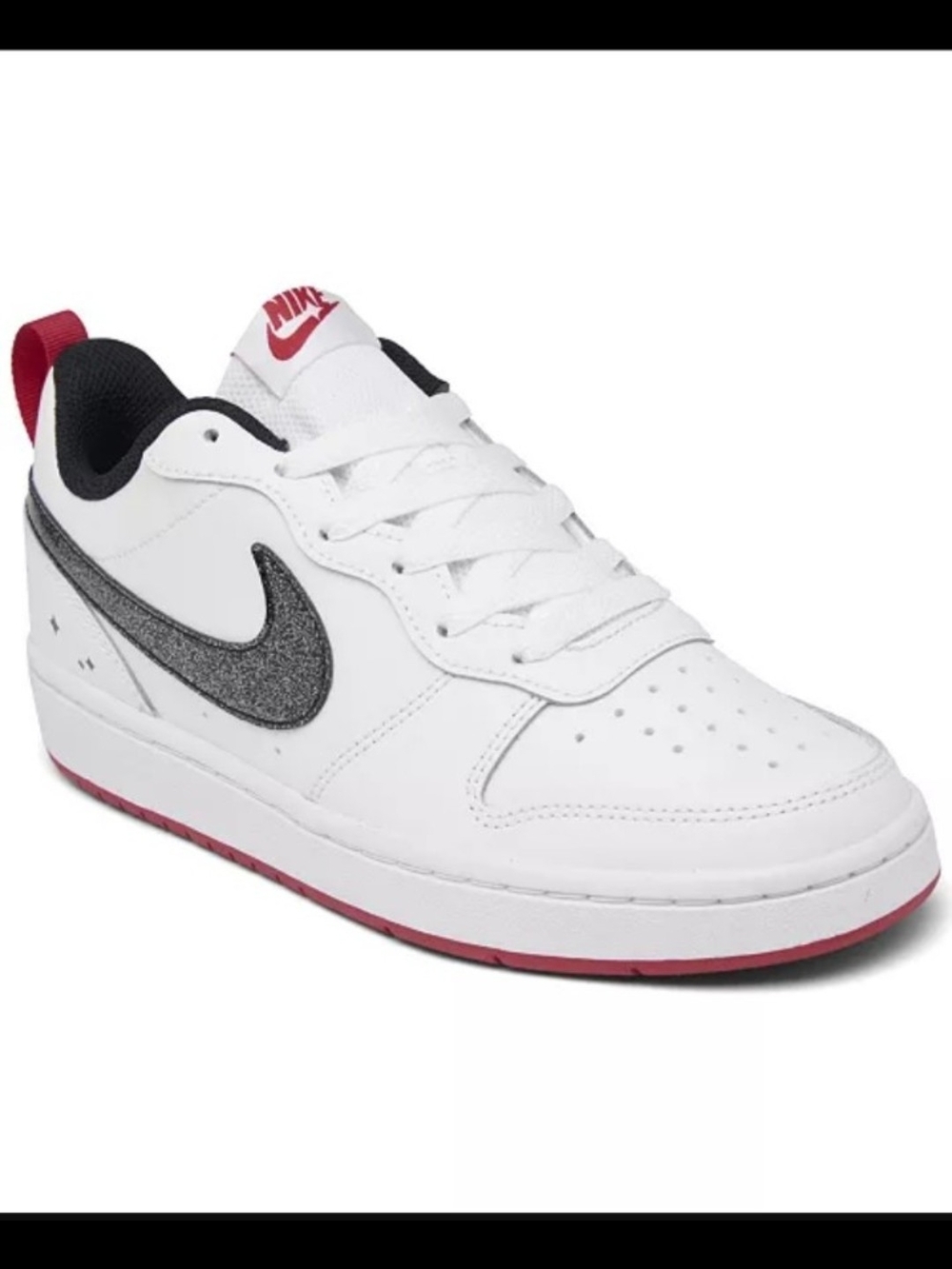 Court Borough Low 2 SE Sneakers White/Very Berry Youth Sz 5